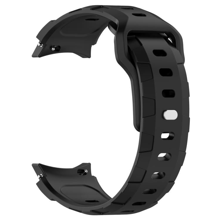 For Samsung Galaxy Watch 5 Pro / 6 / 7 Kalebol Armor Silicone Watch Band(Black) - free shipping - PMc TechLife - Order now!