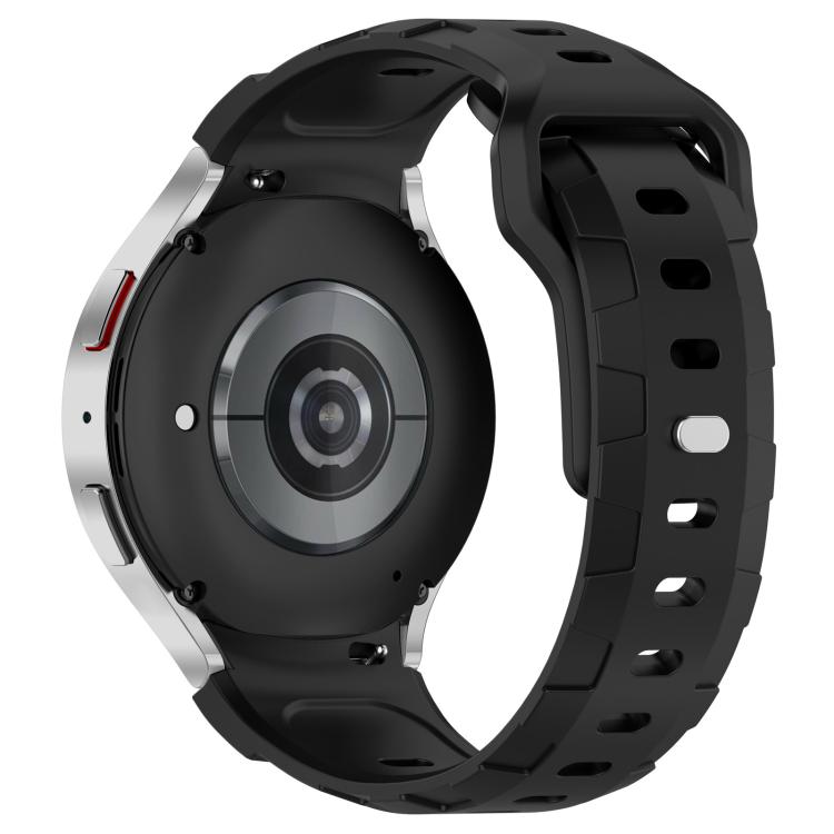 For Samsung Galaxy Watch 5 Pro / 6 / 7 Kalebol Armor Silicone Watch Band(Black) - free shipping - PMc TechLife - Order now!