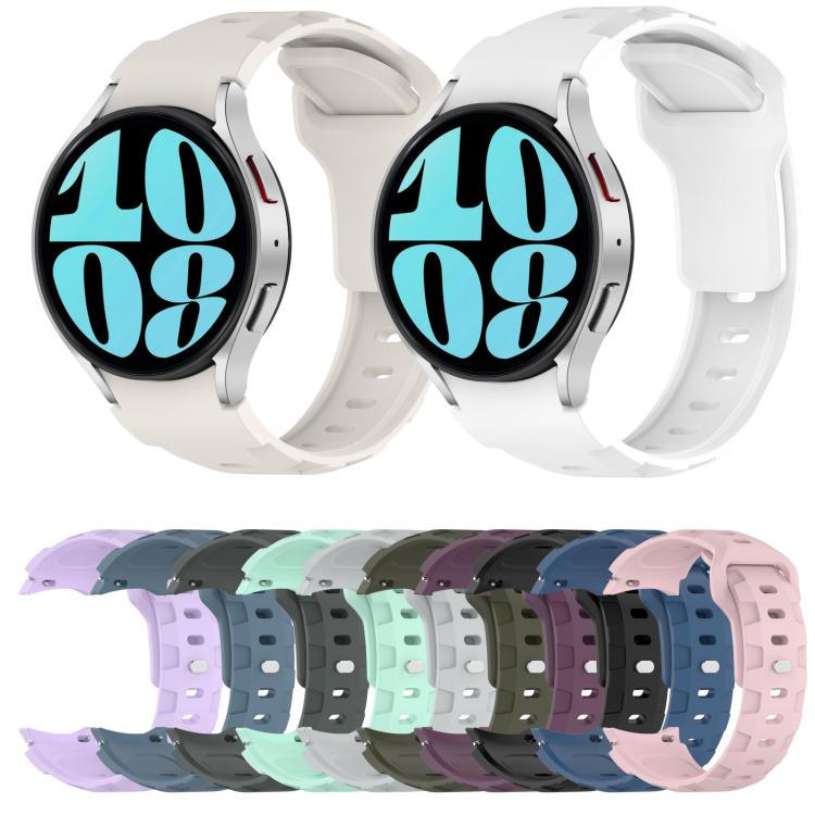For Samsung Galaxy Watch 5 Pro / 6 / 7 Kalebol Armor Silicone Watch Band(Cyan-blue) - free shipping - PMc TechLife - Order now!