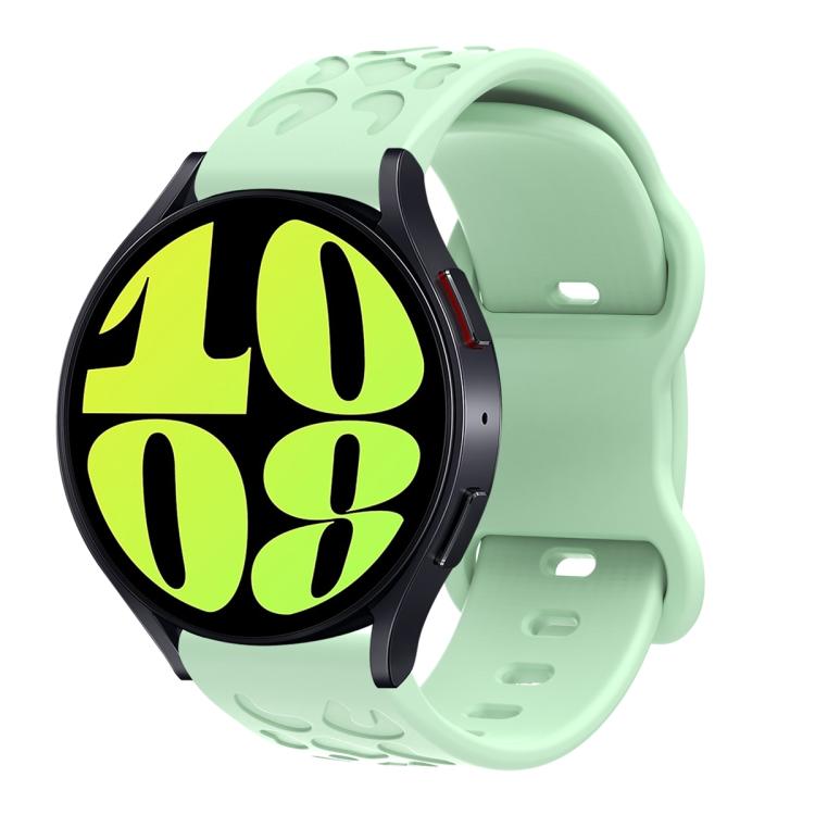 18mm Kalebol Leopard Print Butterfly Buckle Silicone Watch Band(Teal Blue) - free shipping - PMc TechLife - Order now!