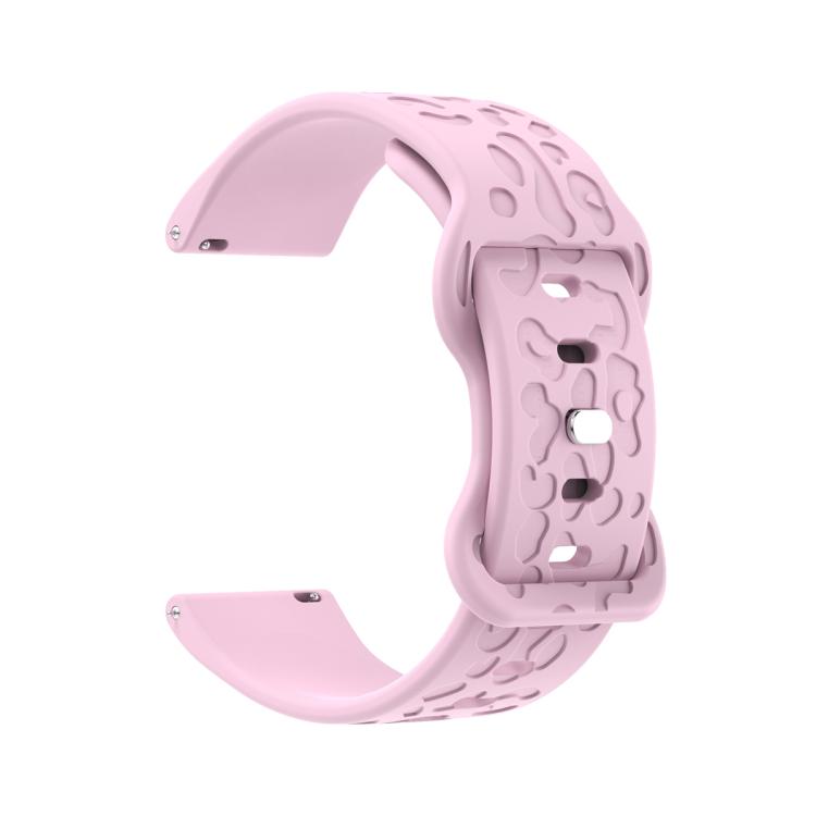 18mm Kalebol Leopard Print Butterfly Buckle Silicone Watch Band(Purple) - free shipping - PMc TechLife - Order now!
