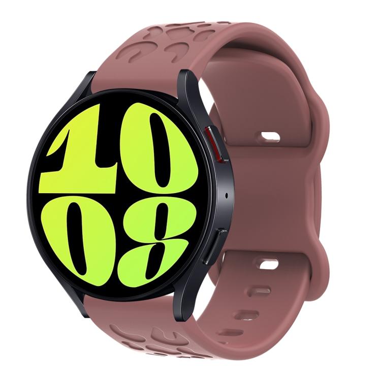 18mm Kalebol Leopard Print Butterfly Buckle Silicone Watch Band(Purple Haze) - free shipping - PMc TechLife - Order now!