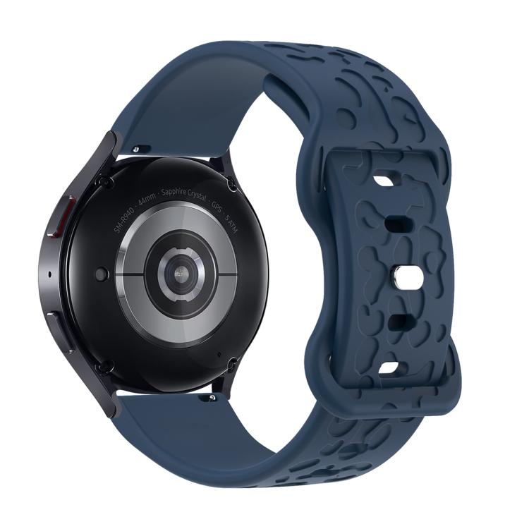 20mm Kalebol Leopard Print Butterfly Buckle Silicone Watch Band(Midnight  Blue) - free shipping - PMc TechLife - Order now!