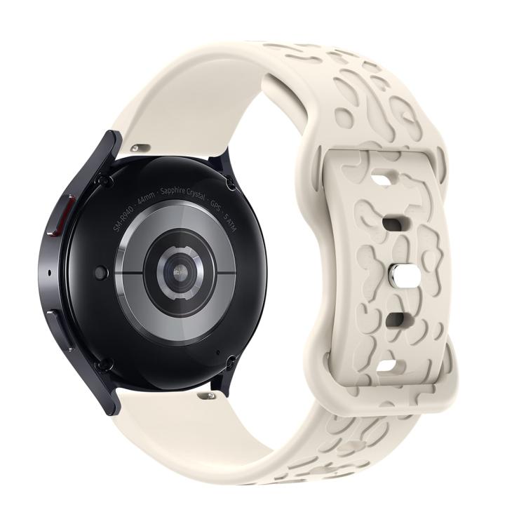20mm Kalebol Leopard Print Butterfly Buckle Silicone Watch Band(Starlight) - free shipping - PMc TechLife - Order now!