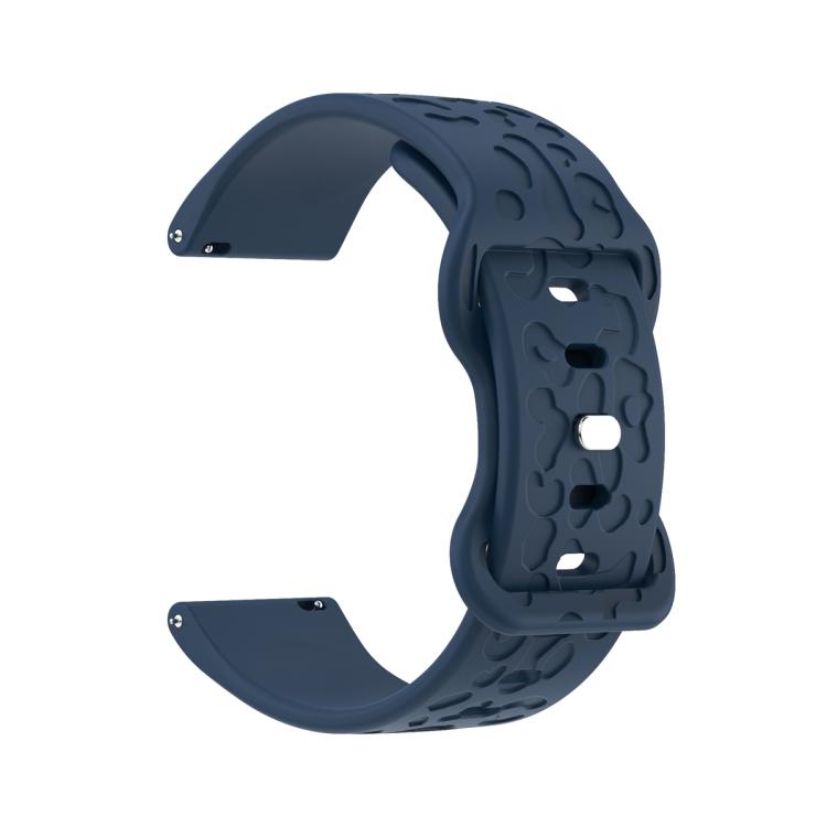 22mm Kalebol Leopard Print Butterfly Buckle Silicone Watch Band(Midnight  Blue) - free shipping - PMc TechLife - Order now!