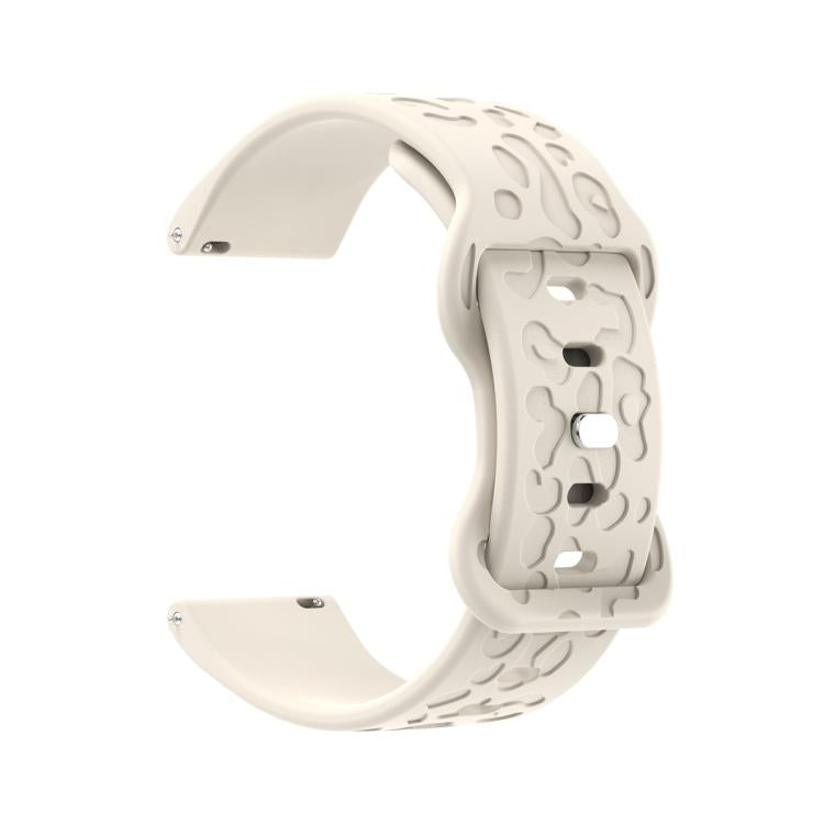 22mm Kalebol Leopard Print Butterfly Buckle Silicone Watch Band(Starlight) - free shipping - PMc TechLife - Order now!