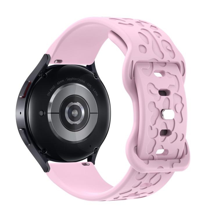 22mm Kalebol Leopard Print Butterfly Buckle Silicone Watch Band(Purple) - free shipping - PMc TechLife - Order now!