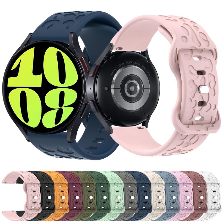 20mm Kalebol Leopard Print Butterfly Buckle Silicone Watch Band(Wine Red) - free shipping - PMc TechLife - Order now!