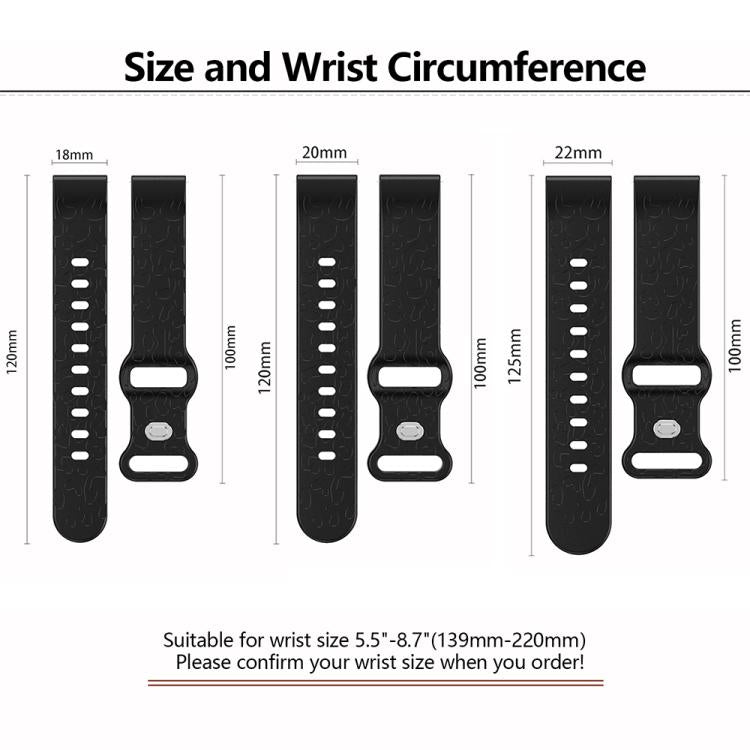 18mm Kalebol Leopard Print Butterfly Buckle Silicone Watch Band(Pink) - free shipping - PMc TechLife - Order now!