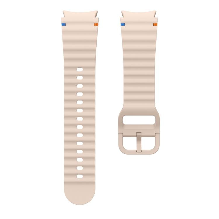 For Samsung Galaxy Watch 7  / 6 / 5 / 4 Kalebol Wave Stitching Silicone Watch Band(Pink) - free shipping - PMc TechLife - Order now!