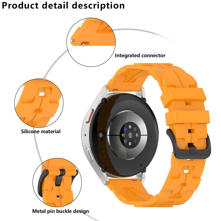 20mm Kalebol Solid Color Black Buckle Round Tail Silicone Watch Band(Black) - free shipping - PMc TechLife - Order now!