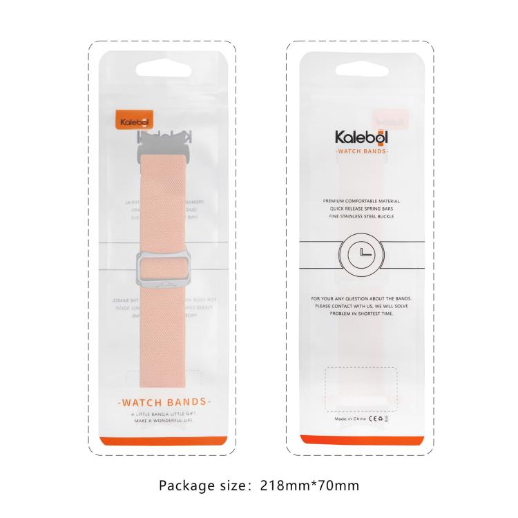 For Samsung Galaxy Watch Ultra 47mm Kalebol Elastic Nylon Watch Band(Wine Red) - free shipping - PMc TechLife - Order now!