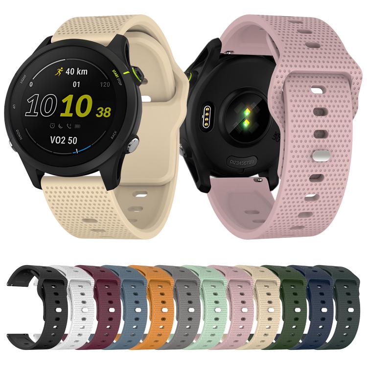 20mm Kalebol Dot Studded Buckle Silicone Watch Band(Dark Green) - 20mm Bands by Kalebol | Online Shopping South Africa | PMc TechLife | Buy Now Pay Later Mobicred