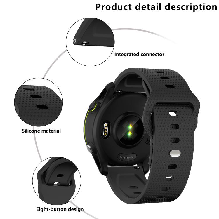 20mm Kalebol Dot Studded Buckle Silicone Watch Band(Teal) - free shipping - PMc TechLife - Order now!