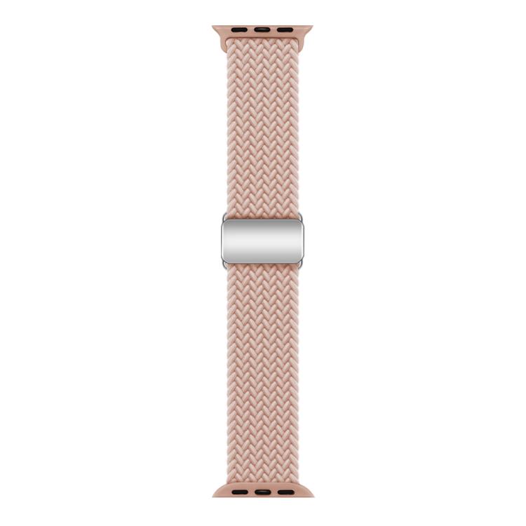 For Apple Watch 46mm / 49mm / 45mm / 44mm Kalebol Nylon Loop Magnetic Buckle Watch Band(Pink Sand) - free shipping - PMc TechLife - Order now!