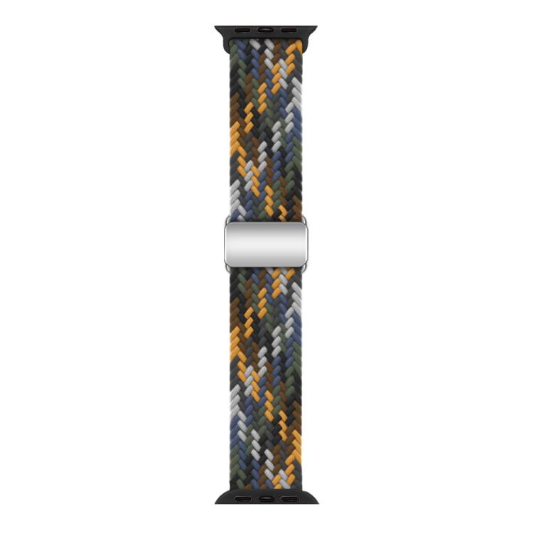 For Apple Watch 46mm / 49mm / 45mm / 44mm Kalebol Nylon Loop Magnetic Buckle Watch Band(Camo Colorful) - free shipping - PMc TechLife - Order now!