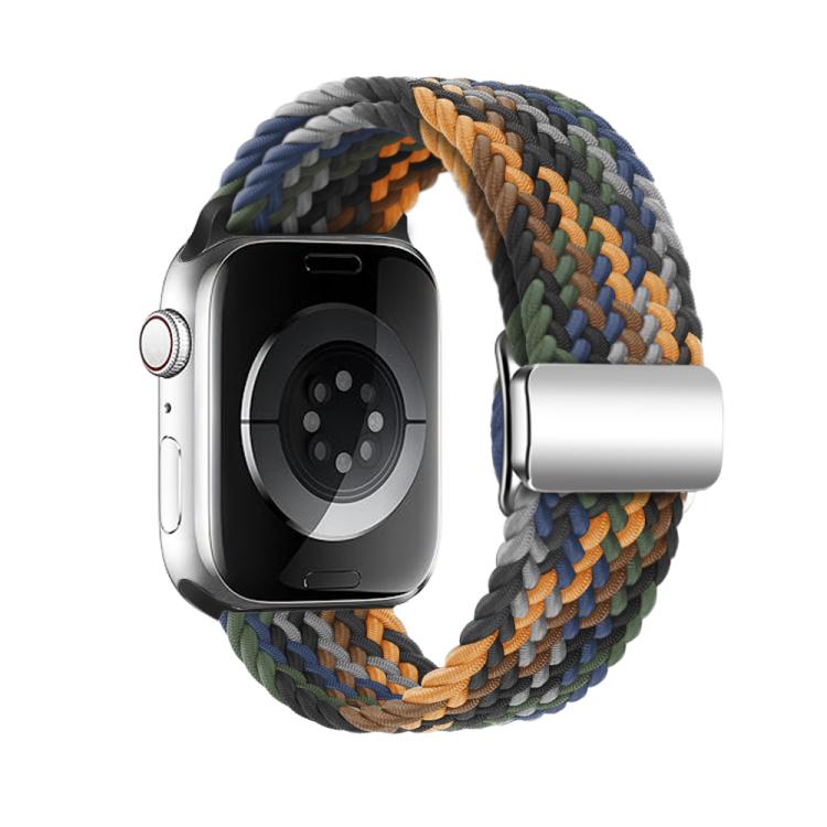 For Apple Watch 46mm / 49mm / 45mm / 44mm Kalebol Nylon Loop Magnetic Buckle Watch Band(Camo Colorful) - free shipping - PMc TechLife - Order now!