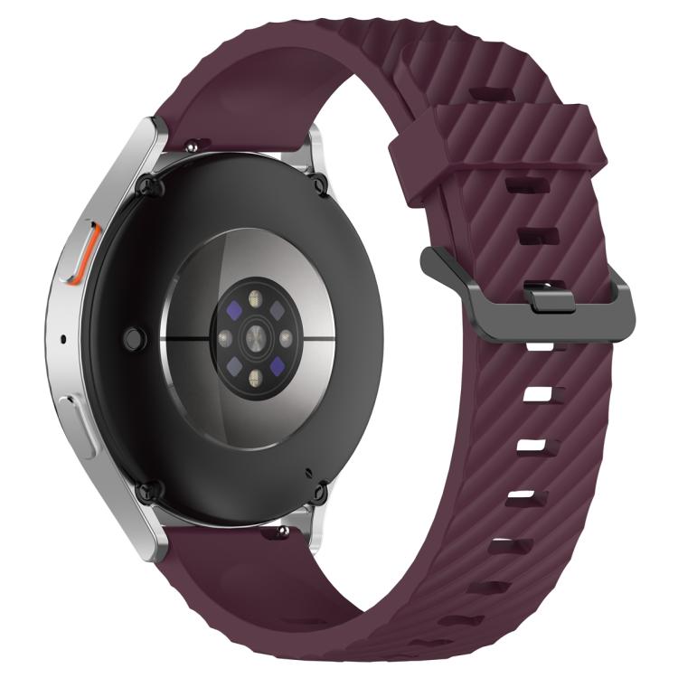 20mm Kalebol Steel Buckle Spruce Silicone Watch Band(Wine Red) - free shipping - PMc TechLife - Order now!
