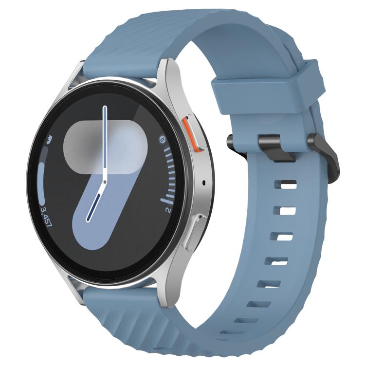 22mm Kalebol Steel Buckle Spruce Silicone Watch Band(Rock Blue) - free shipping - PMc TechLife - Order now!