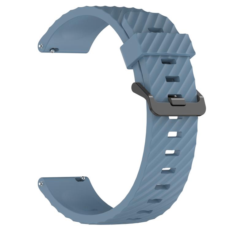 22mm Kalebol Steel Buckle Spruce Silicone Watch Band(Rock Blue) - free shipping - PMc TechLife - Order now!