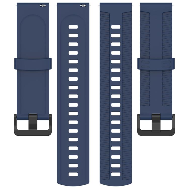 20mm Kalebol Black Buckle Tire Pattern Silicone Watch Band(Navy Blue) - free shipping - PMc TechLife - Order now!