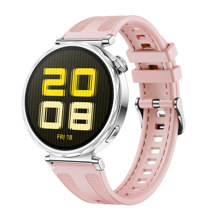 18mm Kalebol Composite Silicone Watch Band(Pink) - 18mm Bands by Kalebol | Online Shopping South Africa | PMc TechLife | Buy Now Pay Later Mobicred