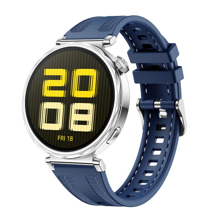 18mm Kalebol Composite Silicone Watch Band(Dark Blue) - 18mm Bands by Kalebol | Online Shopping South Africa | PMc TechLife | Buy Now Pay Later Mobicred