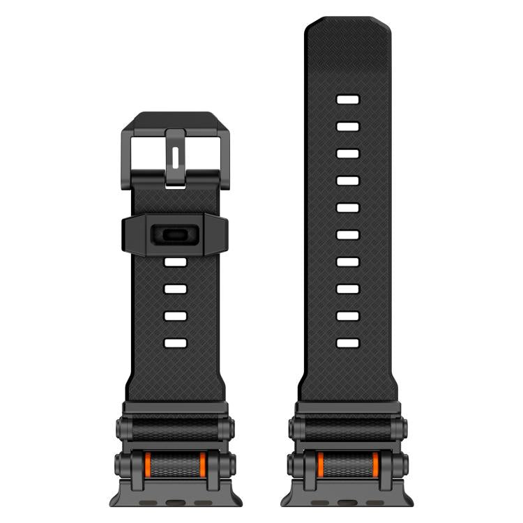 For Apple Watch 46mm / 49mm / 45mm / 44mm Armor Gear Silicone Watch Band(Black) - free shipping - PMc TechLife - Order now!