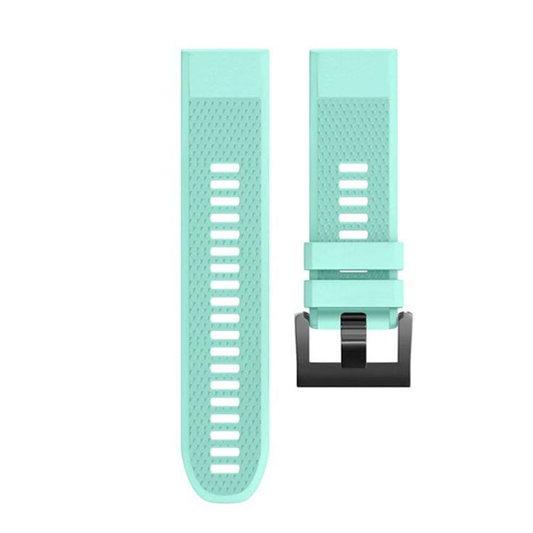 For Garmin QuickFit 22mm Kalebol Triangle Texture Silicone Watch Band(Teal) - free shipping - PMc TechLife - Order now!