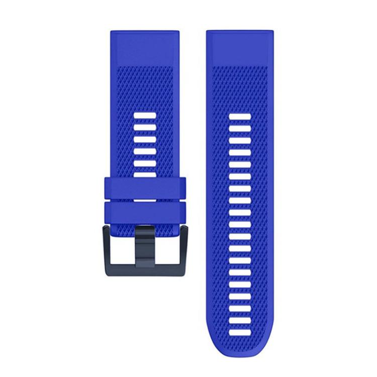 For Garmin QuickFit 26mm Kalebol Triangle Texture Silicone Watch Band(Royal Blue) - free shipping - PMc TechLife - Order now!