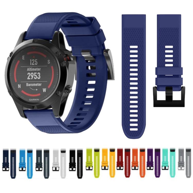 For Garmin QuickFit 26mm Kalebol Triangle Texture Silicone Watch Band(Yellow) - free shipping - PMc TechLife - Order now!
