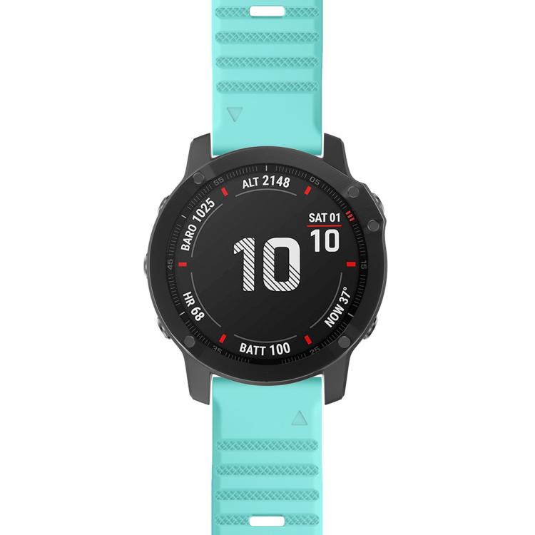 For Garmin QuickFit 22mm Kalebol Concave Texture Silicone Watch Band(Teal) - free shipping - PMc TechLife - Order now!