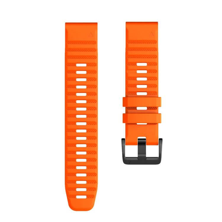 For Garmin QuickFit 26mm Kalebol Concave Texture Silicone Watch Band(Orange) - free shipping - PMc TechLife - Order now!