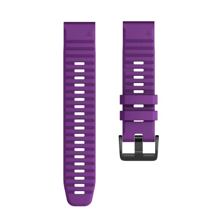 For Garmin QuickFit 26mm Kalebol Concave Texture Silicone Watch Band(Purple) - free shipping - PMc TechLife - Order now!