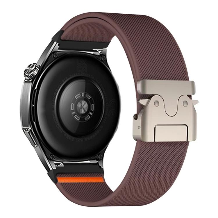 22mm Parachute Buckle Elastic Nylon Watch Band(Smoky Purple) - 22mm Bands by PMc TechLife | Online Shopping South Africa | PMc TechLife | Buy Now Pay Later Mobicred