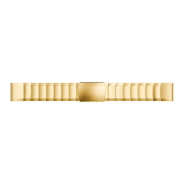 For Garmin QuickFit 22mm Kalebol Turtle Back Buckle Stainless Steel Watch Band(Gold) - free shipping - PMc TechLife - Order now!
