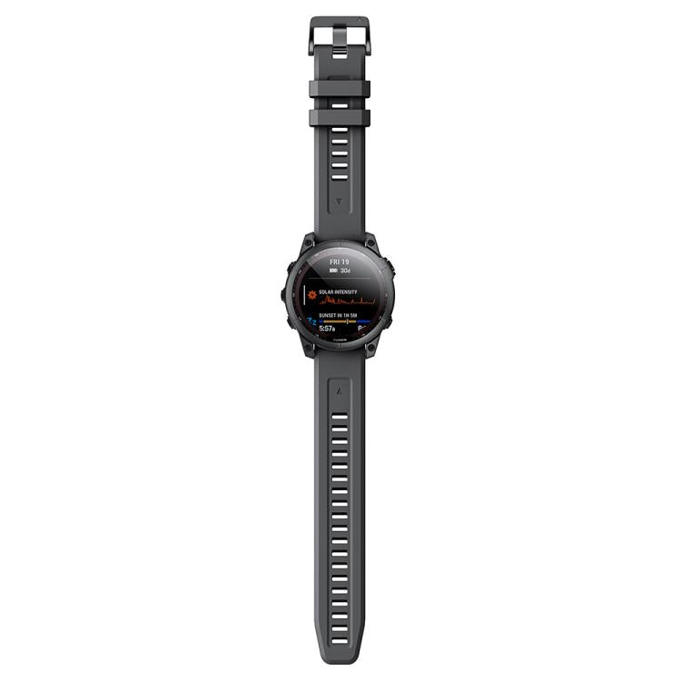 For Garmin QuickFit 22mm Kalebol Ladder Silicone Watch Band(Black) - free shipping - PMc TechLife - Order now!
