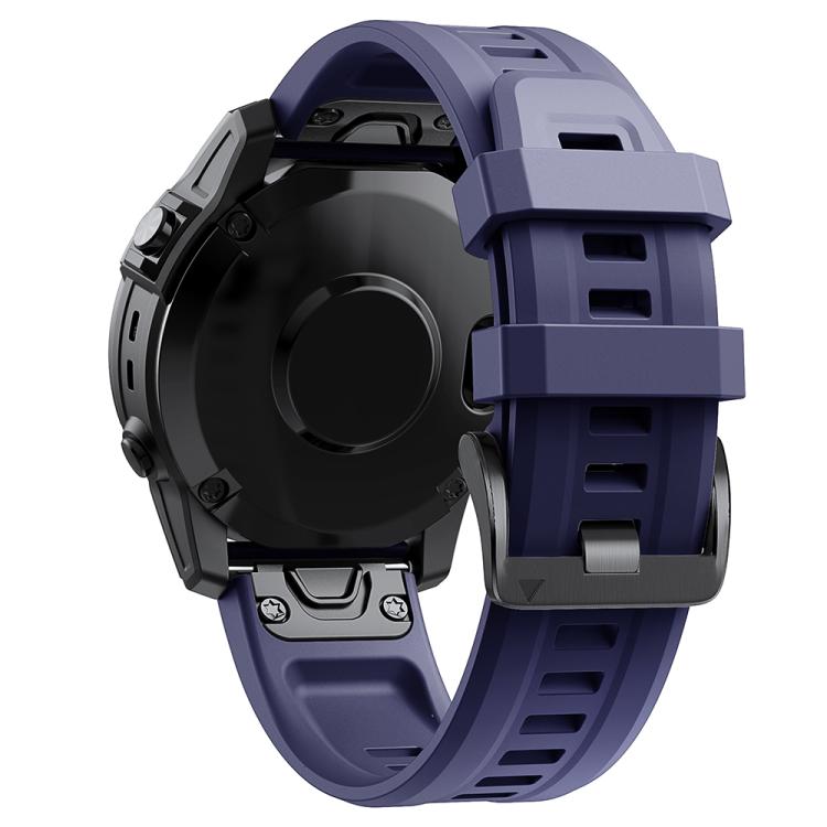 For Garmin QuickFit 22mm Kalebol Ladder Silicone Watch Band(Dark Blue) - free shipping - PMc TechLife - Order now!