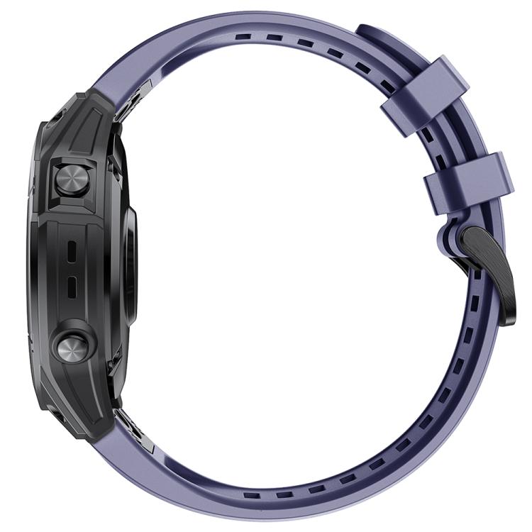 For Garmin QuickFit 22mm Kalebol Ladder Silicone Watch Band(Dark Blue) - free shipping - PMc TechLife - Order now!