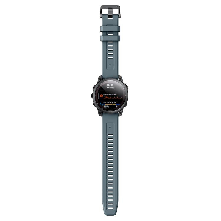 For Garmin QuickFit 26mm Kalebol Ladder Silicone Watch Band(Navy Blue) - free shipping - PMc TechLife - Order now!