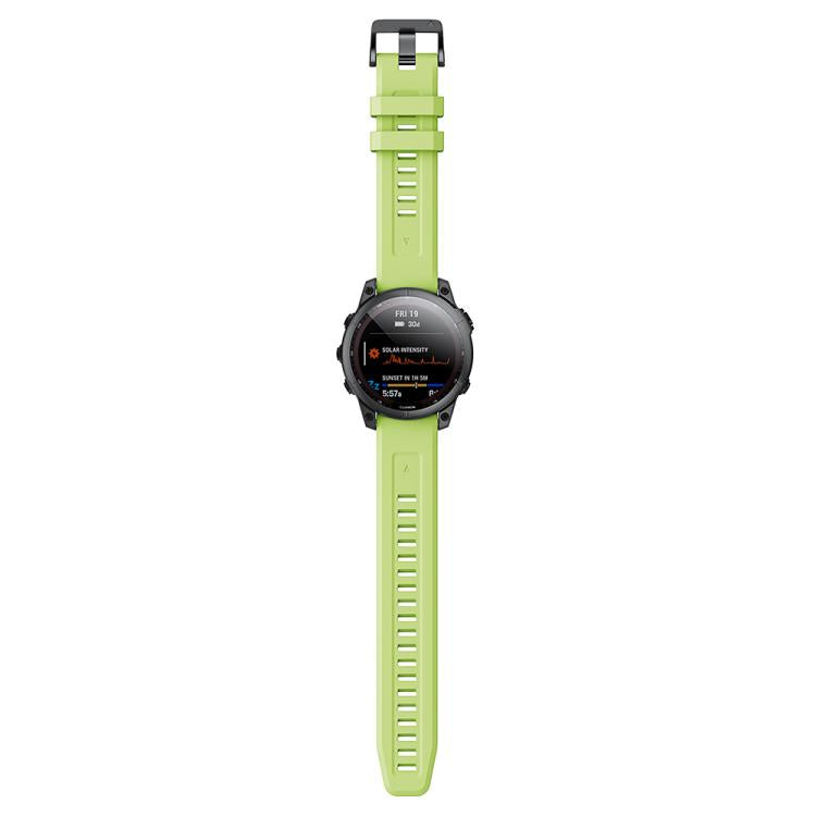 For Garmin QuickFit 26mm Kalebol Ladder Silicone Watch Band(Blue Green) - free shipping - PMc TechLife - Order now!