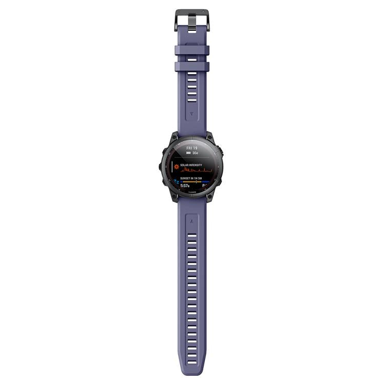 For Garmin QuickFit 26mm Kalebol Ladder Silicone Watch Band(Dark Blue) - free shipping - PMc TechLife - Order now!