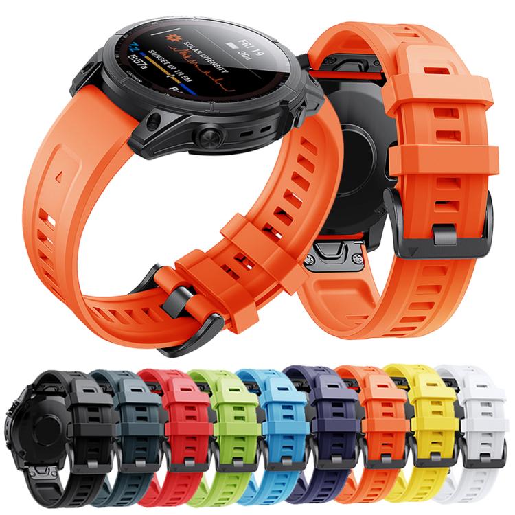 For Garmin QuickFit 26mm Kalebol Ladder Silicone Watch Band(Black) - free shipping - PMc TechLife - Order now!