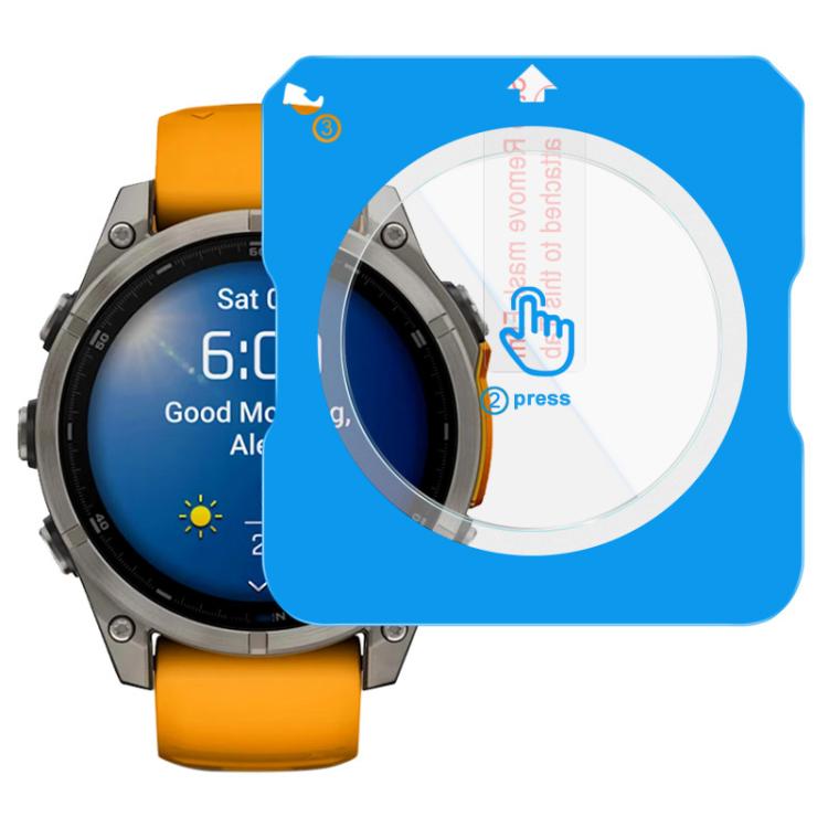 For Garmin Fenix 8 AMOLED 47mm imak Tempered Glass Watch Film, Self-positioning Version - free shipping - PMC TechLife - Order now!