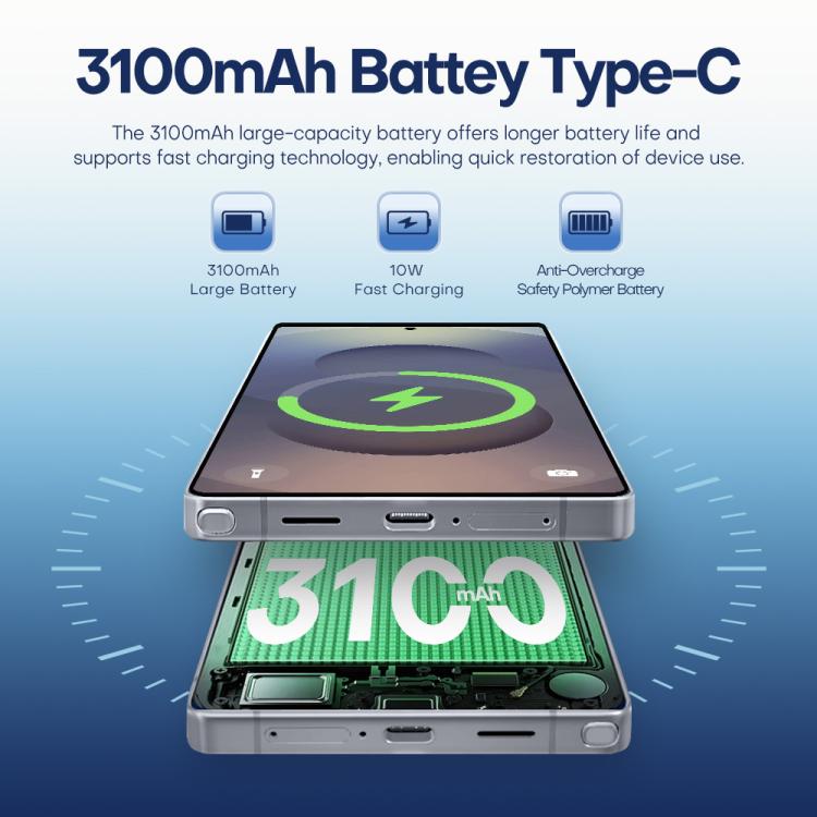 F10 / S25 Ultra, 2GB+16GB, 6.75 inch Android 8.1 MTK6753 Octa Core, Network: 3G, Dual SIM, Plug:AU Plug(Titanium Grey) - free shipping - PMc TechLife - Order now!