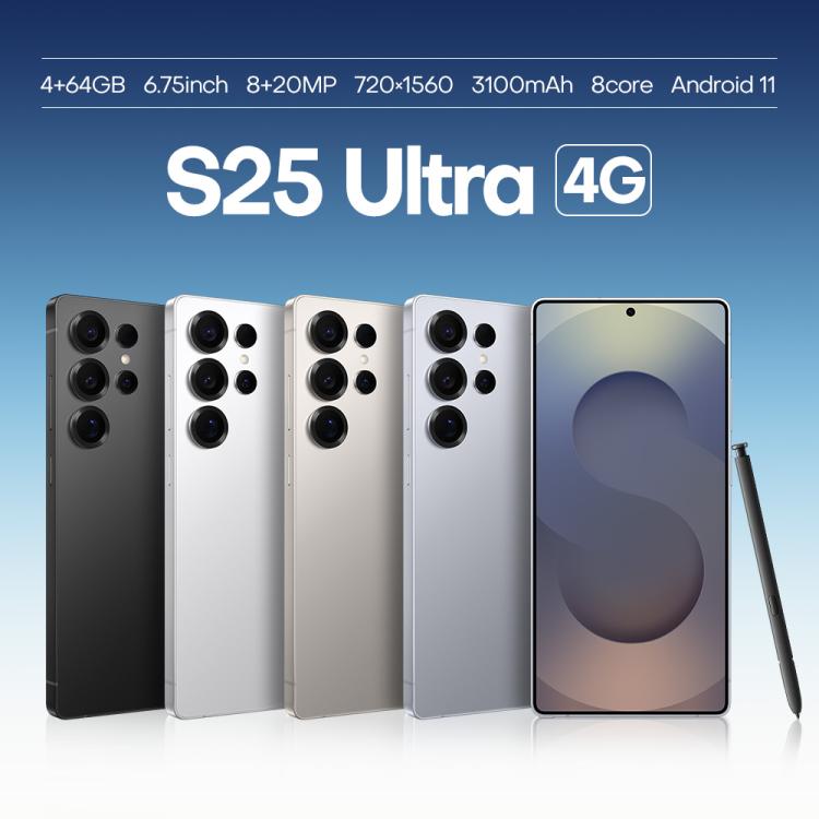 F102 / S25 Ultra, 4GB+64GB, 6.75 inch Android 11 MTK6762 Octa Core, Network: 4G, Dual SIM, Support Wireless Charging, Plug:EU Plug(Titanium Grey) - free shipping - PMc TechLife - Order now!