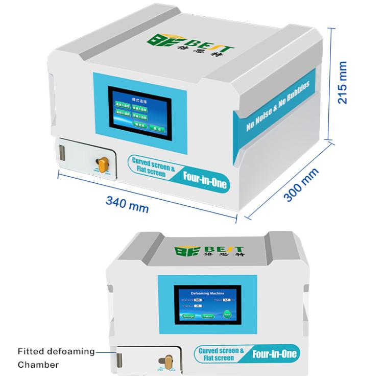 BEST B-528 4 in 1 7 inch Intelligent Laminating and Defoaming Machine Built-in Vacuum Pump, Plug:UK Plug - free shipping - PMC TechLife - Order now!