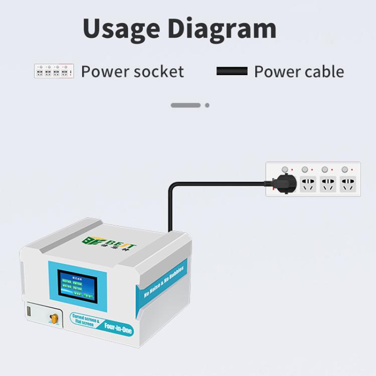 BEST B-528 4 in 1 7 inch Intelligent Laminating and Defoaming Machine Built-in Vacuum Pump, Plug:UK Plug - free shipping - PMC TechLife - Order now!