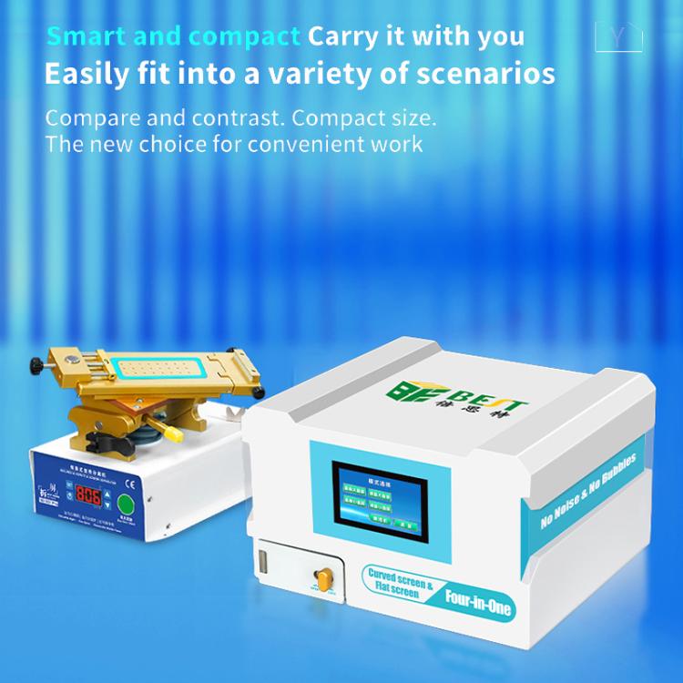 BEST B-528 4 in 1 7 inch Intelligent Laminating and Defoaming Machine Built-in Vacuum Pump, Plug:UK Plug - free shipping - PMC TechLife - Order now!
