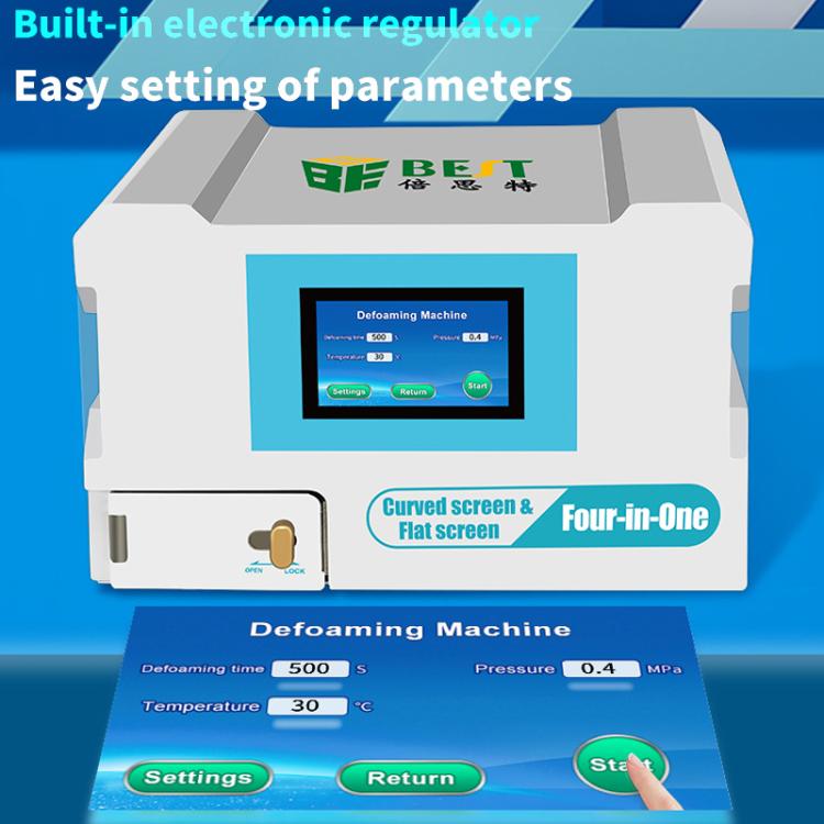 BEST B-528 4 in 1 7 inch Intelligent Laminating and Defoaming Machine Built-in Vacuum Pump, Plug:AU Plug - free shipping - PMC TechLife - Order now!